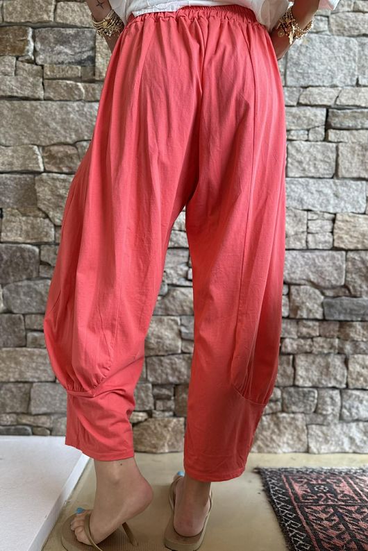 Jo Jo Quirky Classic Barrel Pant Watermelon
